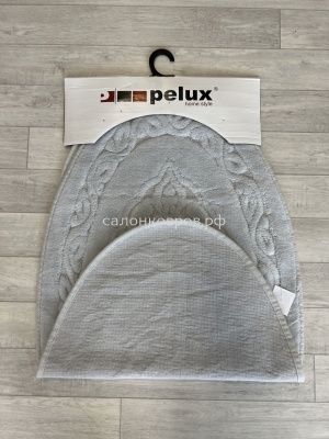 Коврик для ванной Комплект PELUX 50х60 серый 60x100см - Ковровый центр «Енисей»